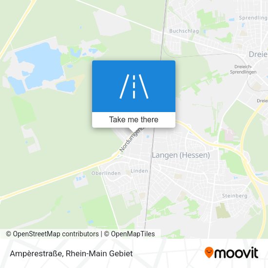 Карта Ampèrestraße