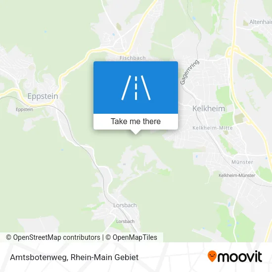 Карта Amtsbotenweg