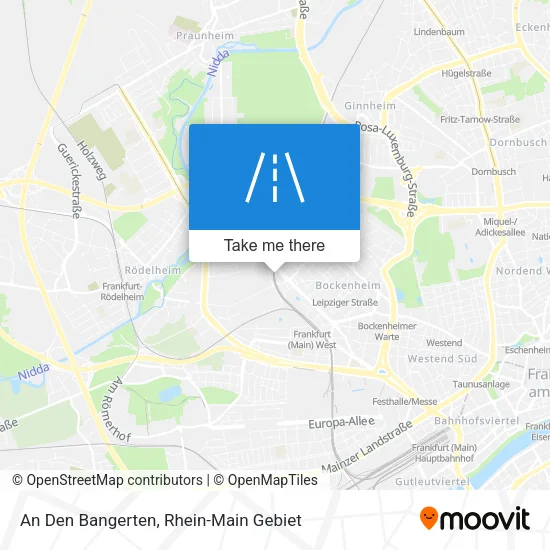 Карта An Den Bangerten