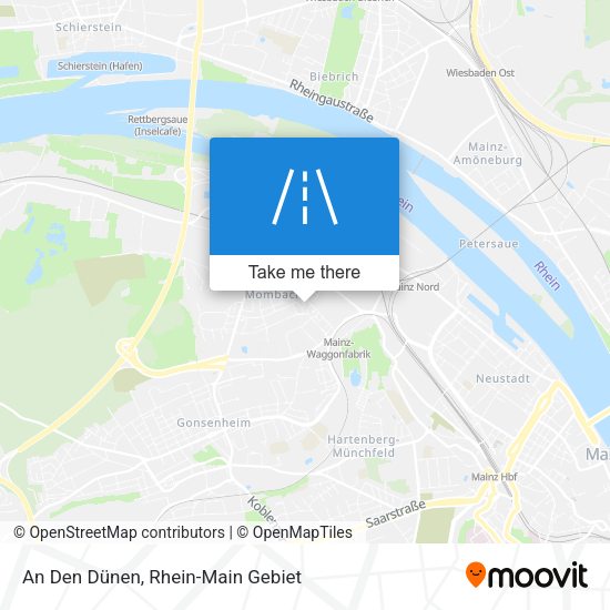 An Den Dünen map