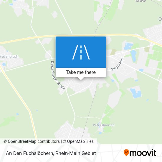 An Den Fuchslöchern map