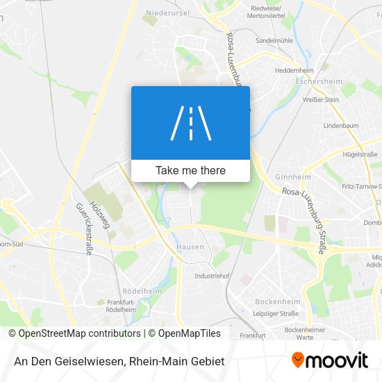 Карта An Den Geiselwiesen