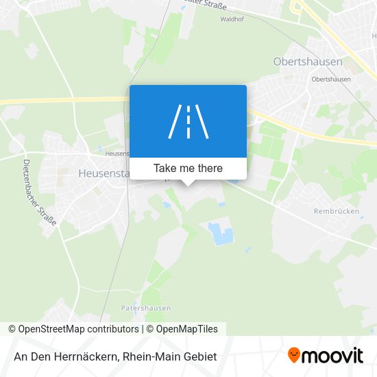 An Den Herrnäckern map