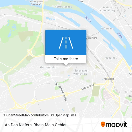 Карта An Den Kiefern