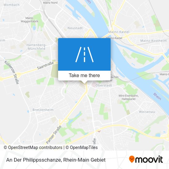 An Der Philippsschanze map