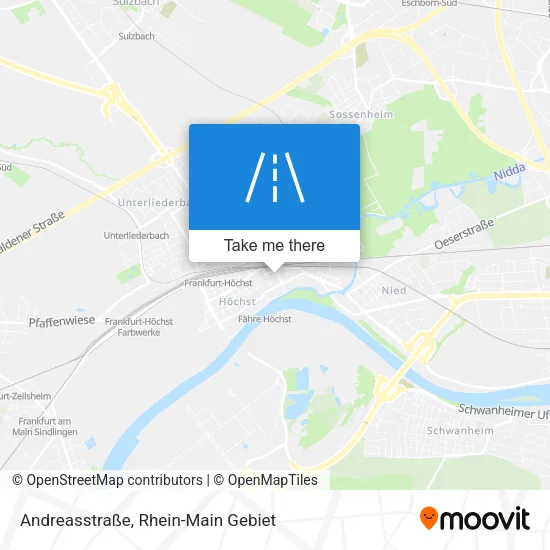 Карта Andreasstraße