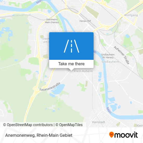 Карта Anemonenweg