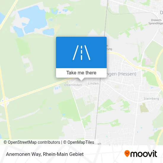 Anemonenweg map