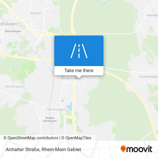 Карта Anhalter Straße