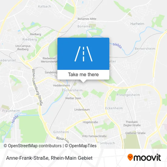 Карта Anne-Frank-Straße