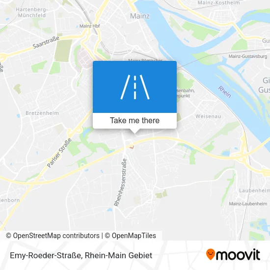 Карта Emy-Roeder-Straße