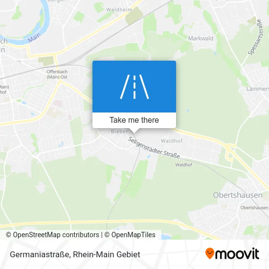 Карта Germaniastraße