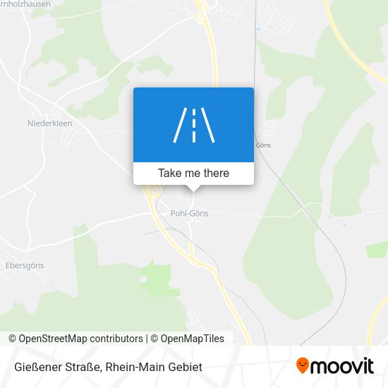Gießener Straße map