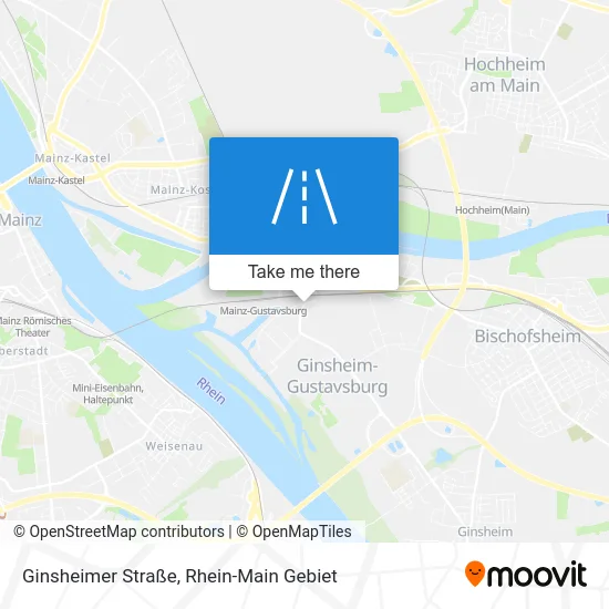 Карта Ginsheimer Straße
