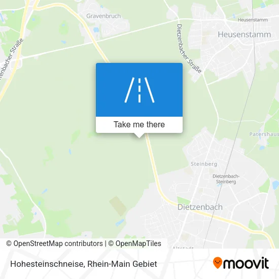 Карта Hohesteinschneise