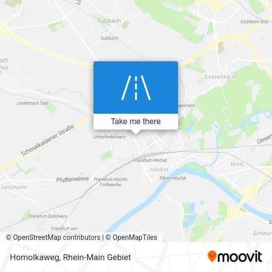 Карта Homolkaweg