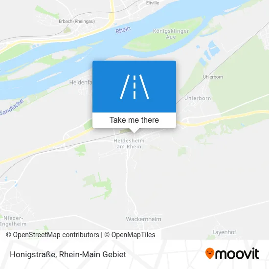 Карта Honigstraße
