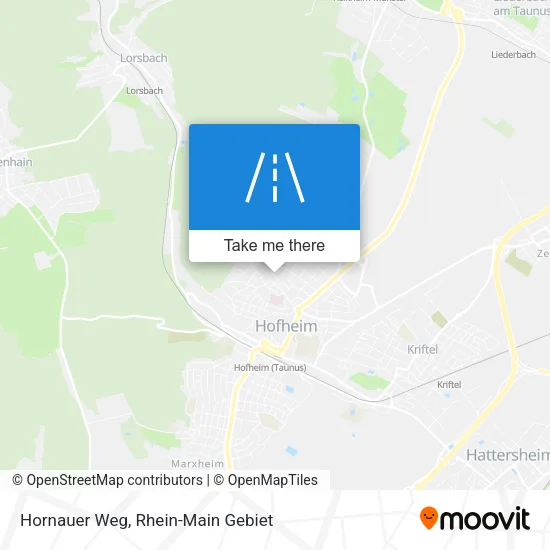 Карта Hornauer Weg