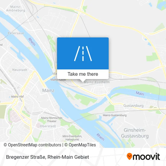 Карта Bregenzer Straße