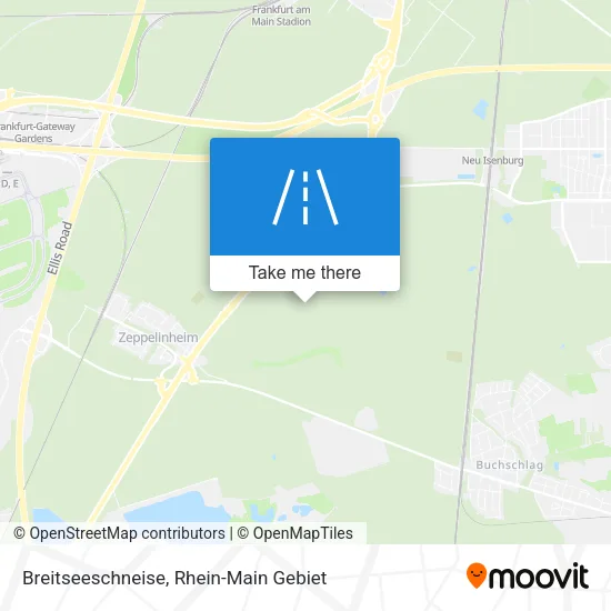 Карта Breitseeschneise