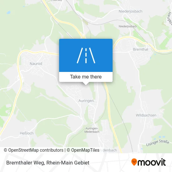 Карта Bremthaler Weg