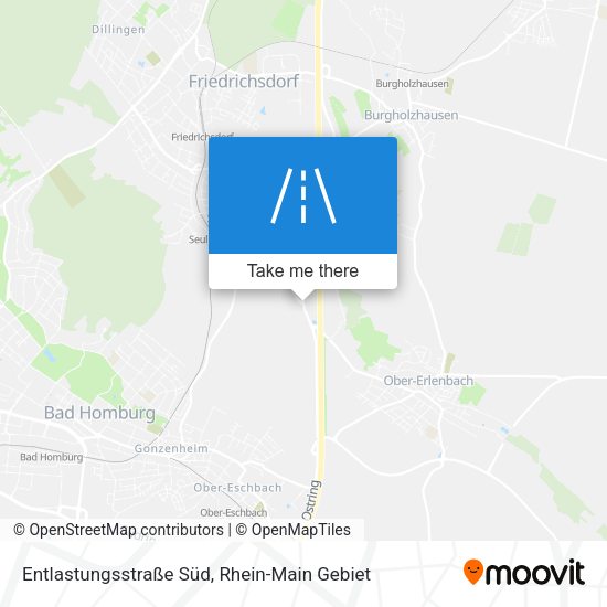 Entlastungsstraße Süd map