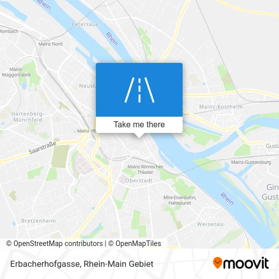 Карта Erbacherhofgasse