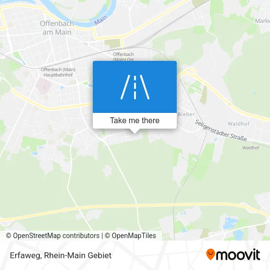 Карта Erfaweg