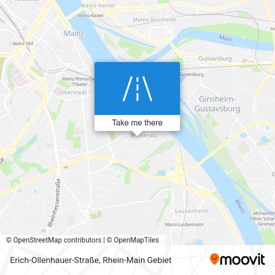 Erich-Ollenhauer-Straße map