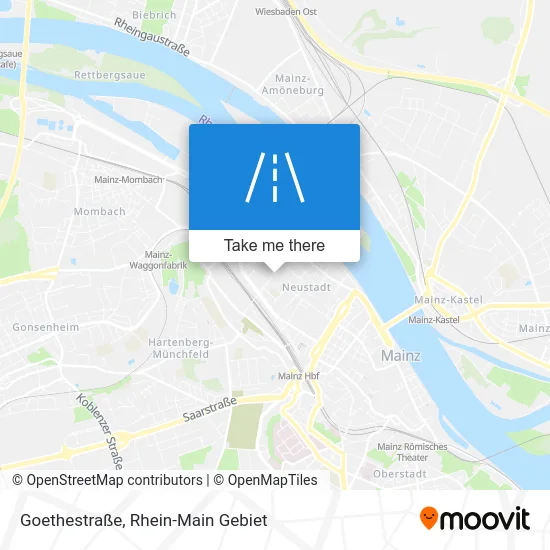 Карта Goethestraße