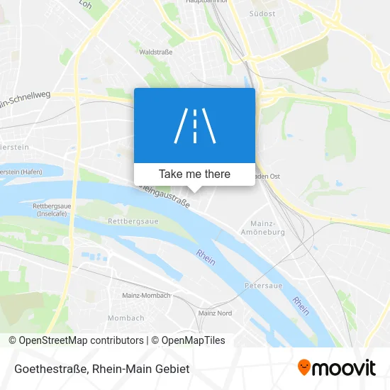 Карта Goethestraße