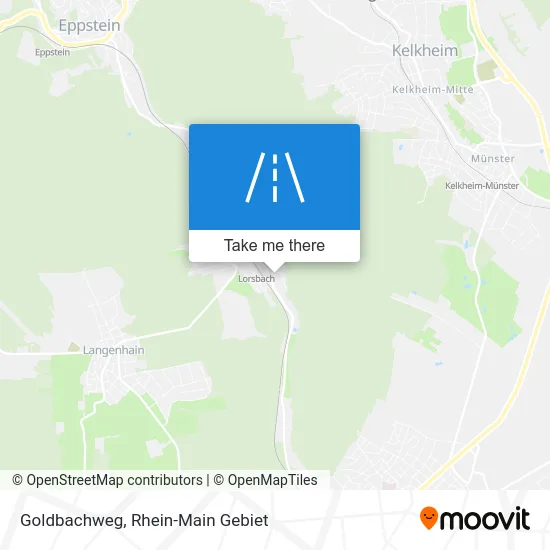 Карта Goldbachweg