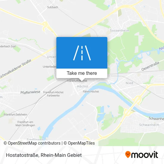 Карта Hostatostraße