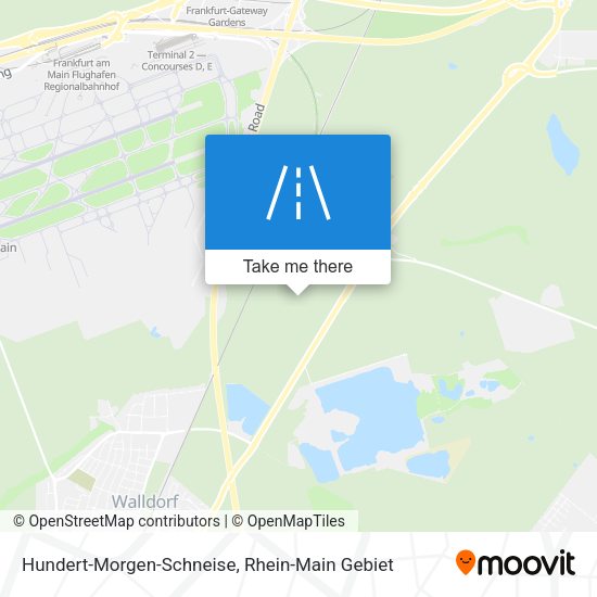 Hundert-Morgen-Schneise map