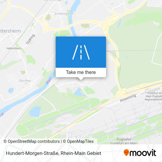 Hundert-Morgen-Straße map