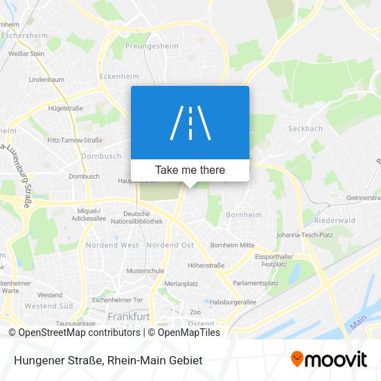 Hungener Straße map