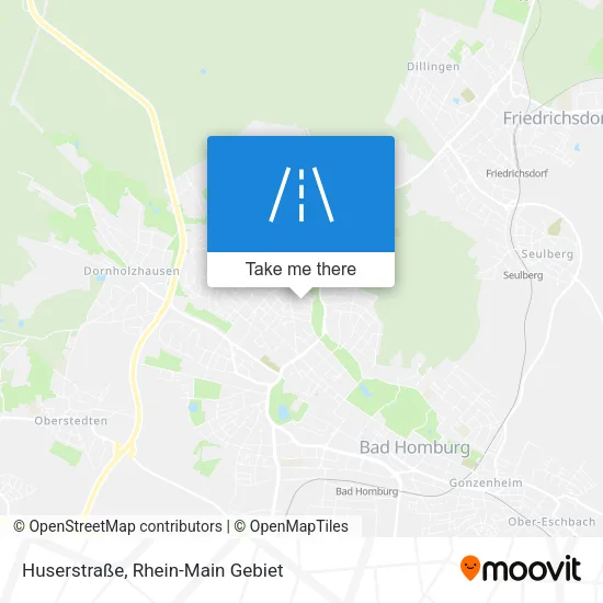 Карта Huserstraße