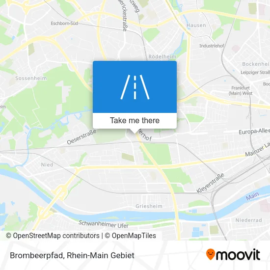 Карта Brombeerpfad