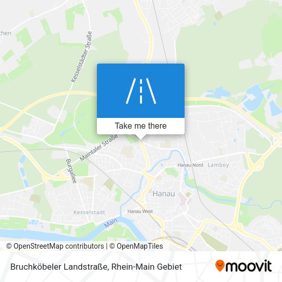 Bruchköbeler Landstraße map