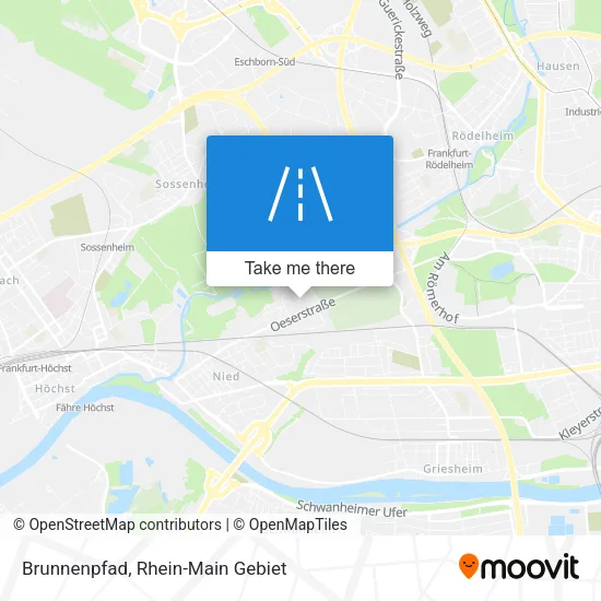 Карта Brunnenpfad