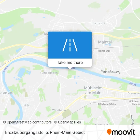 Карта Ersatzübergangsstelle