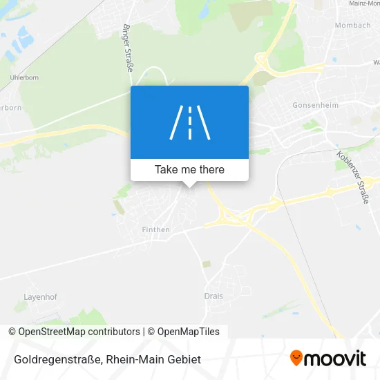 Карта Goldregenstraße