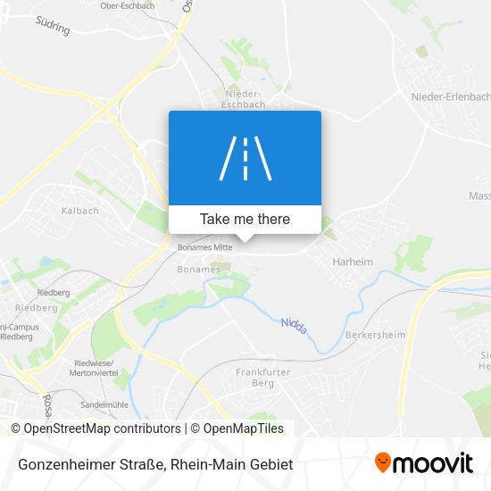 Gonzenheimer Straße map
