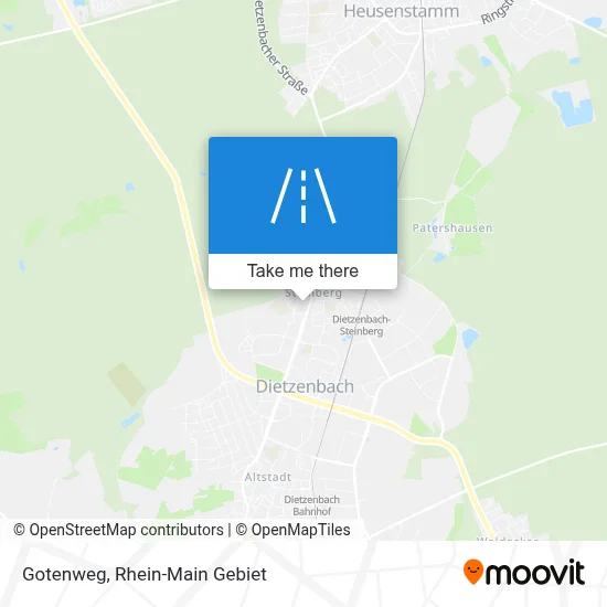 Gotenweg map