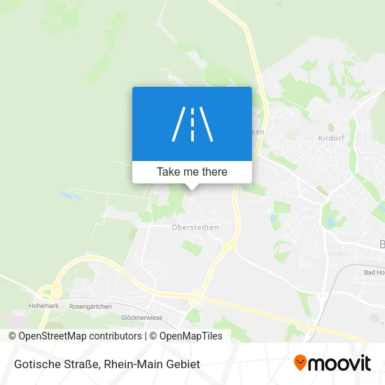 Gotische Straße map