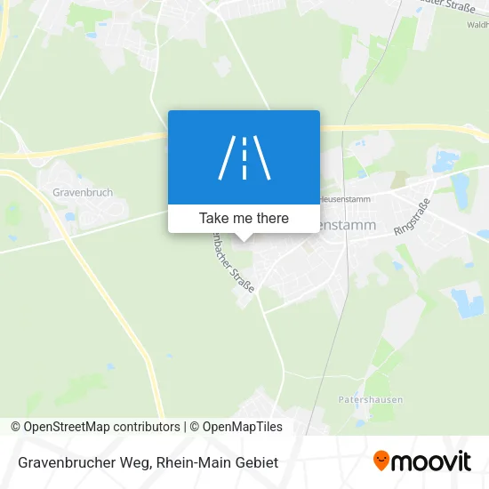 Карта Gravenbrucher Weg