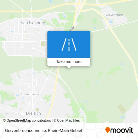 Карта Gravenbruchschneise