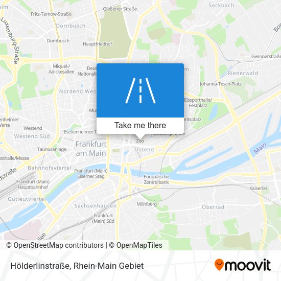 Hölderlinstraße map