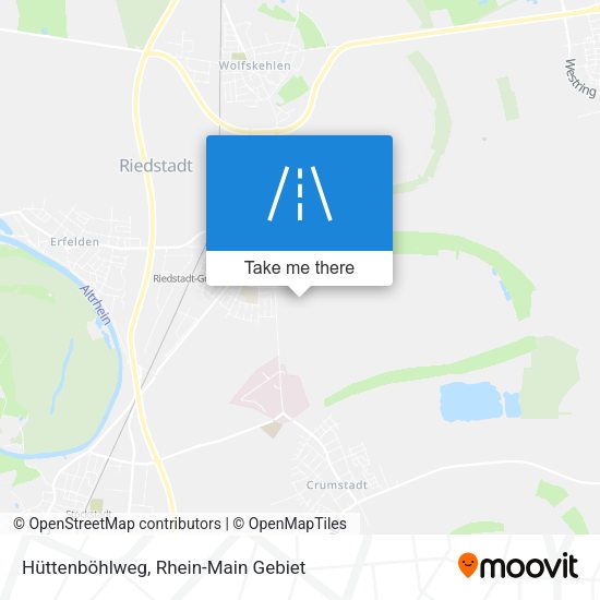 Hüttenböhlweg map