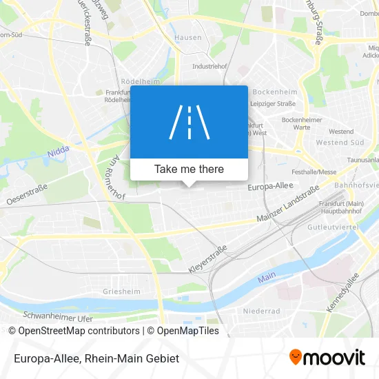 Карта Europa-Allee